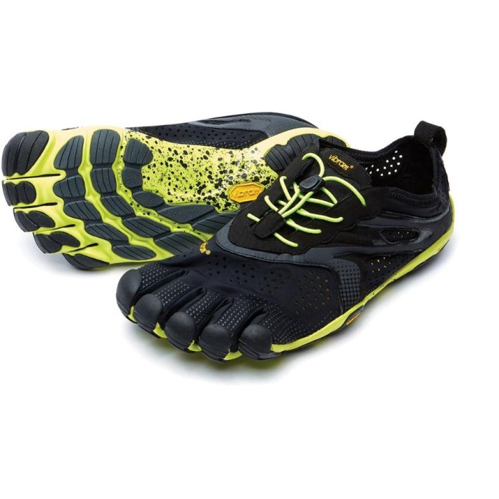 Black Yellow Mens Vibram V Run