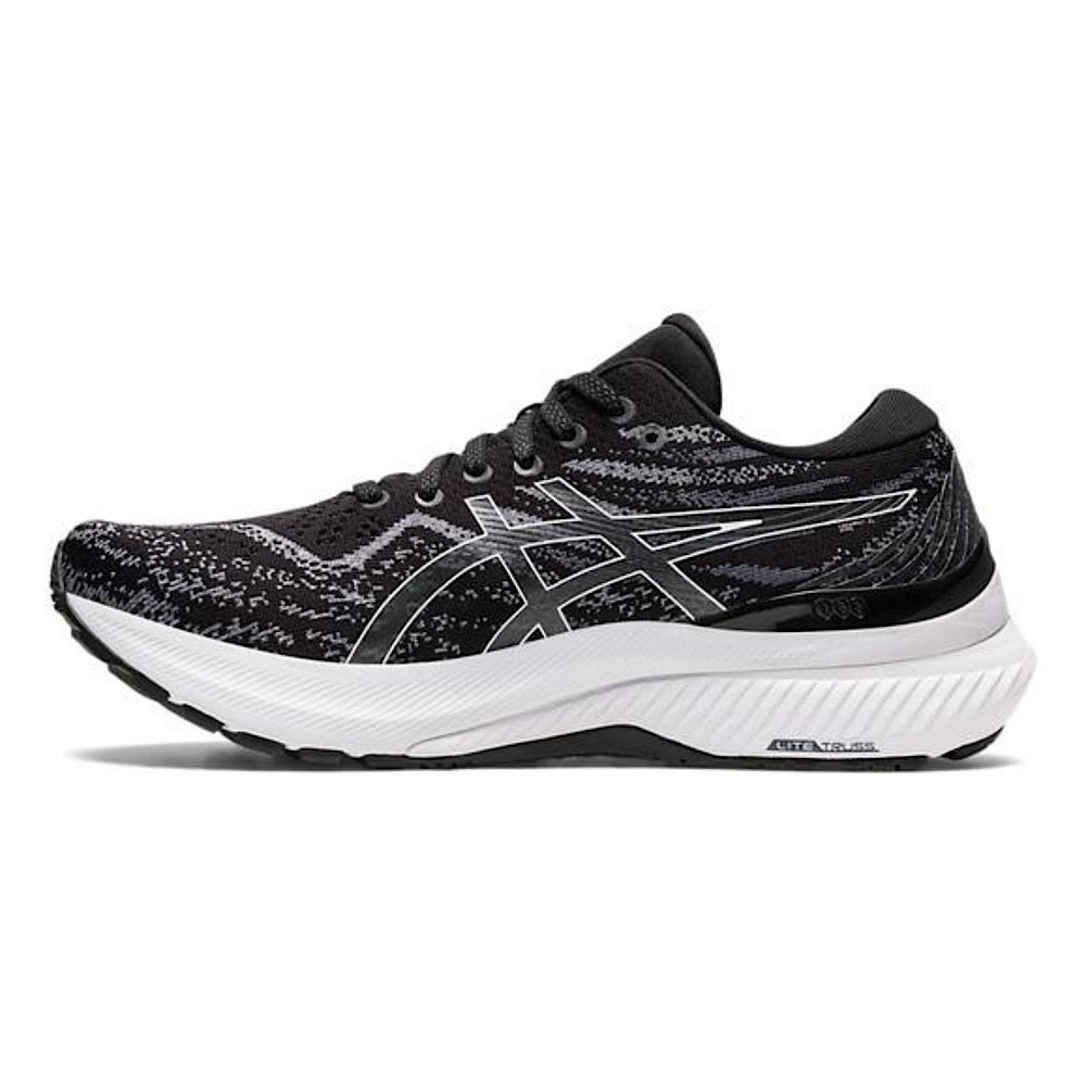 Black White Womens Asics Kayano 29 2A Width