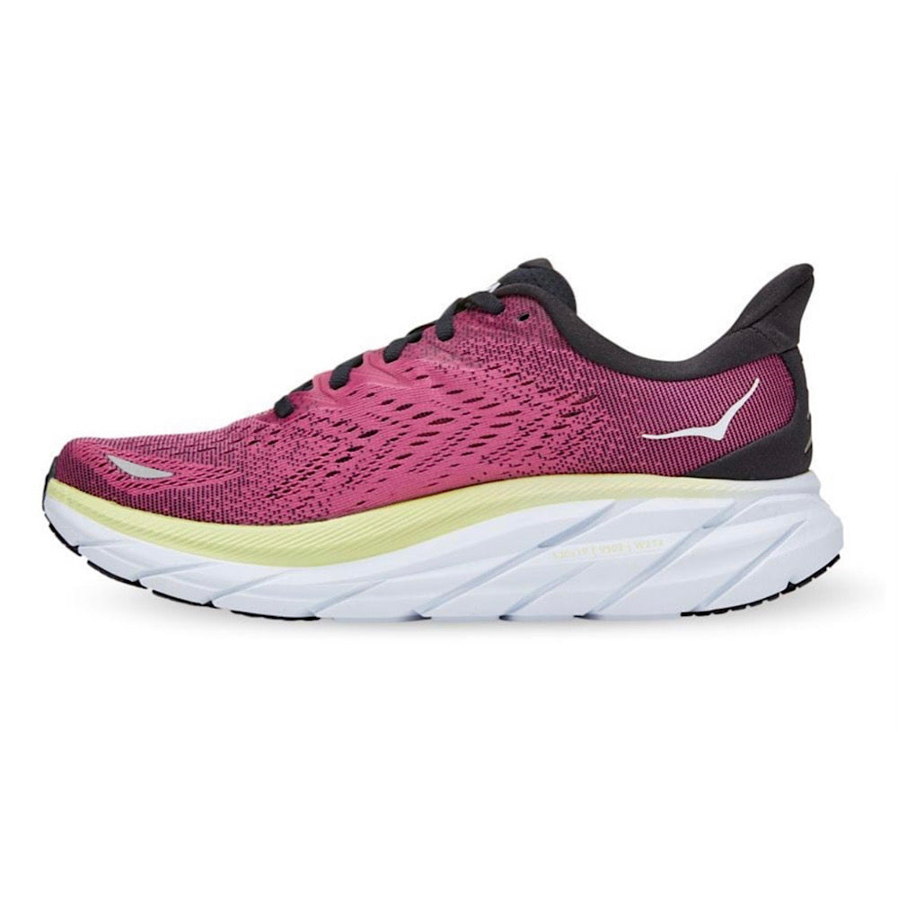 Blue Graphite Ibis Rose Womns Hoka Clifton 8 Blue Graphite Ibis Rose