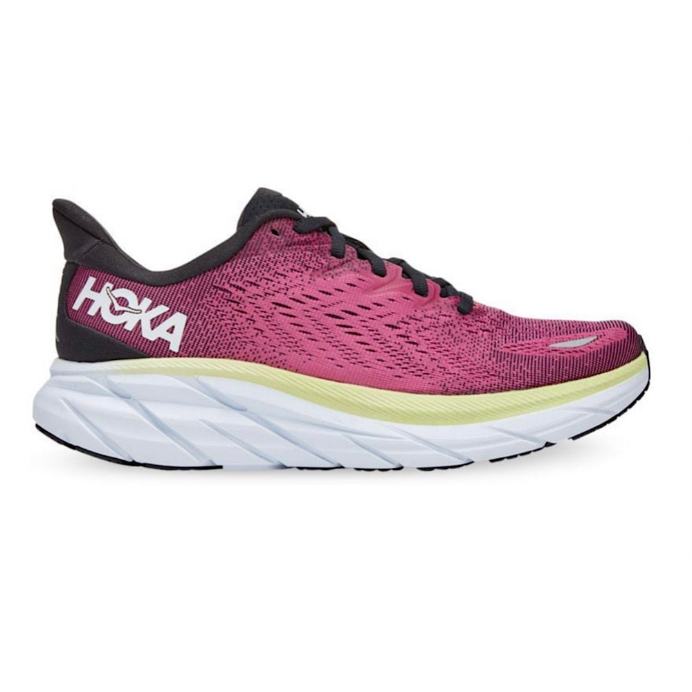 Blue Graphite Ibis Rose Womns Hoka Clifton 8 Blue Graphite Ibis Rose