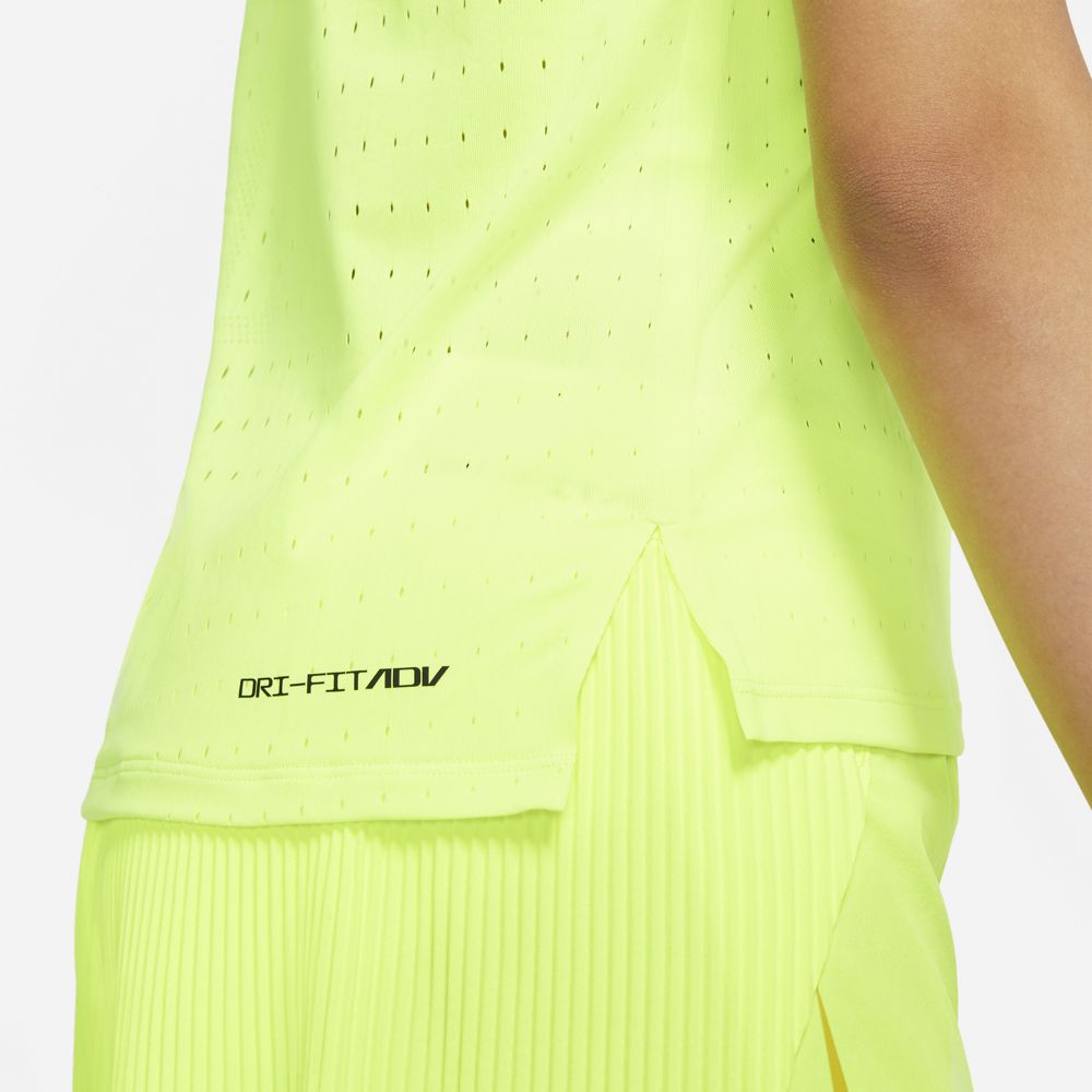 Volt Citron Womens Nike Aeroswift Singlet