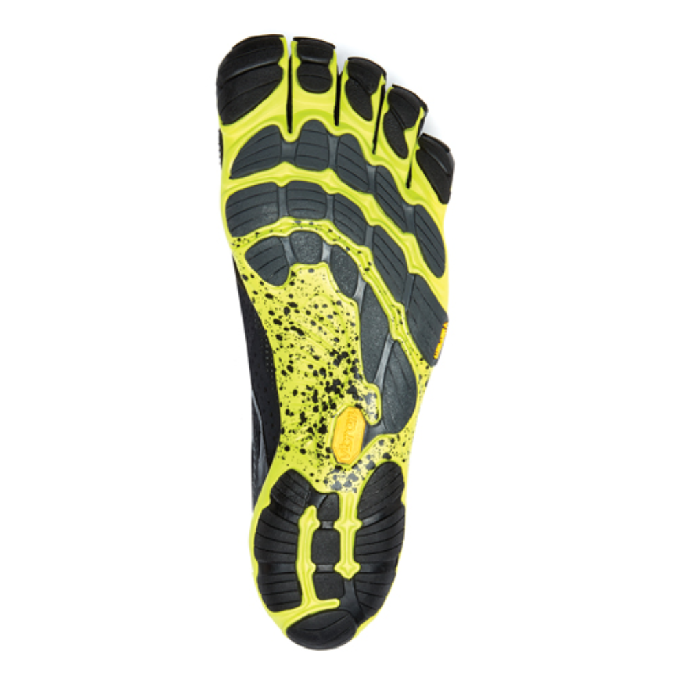 Black Yellow Mens Vibram V Run