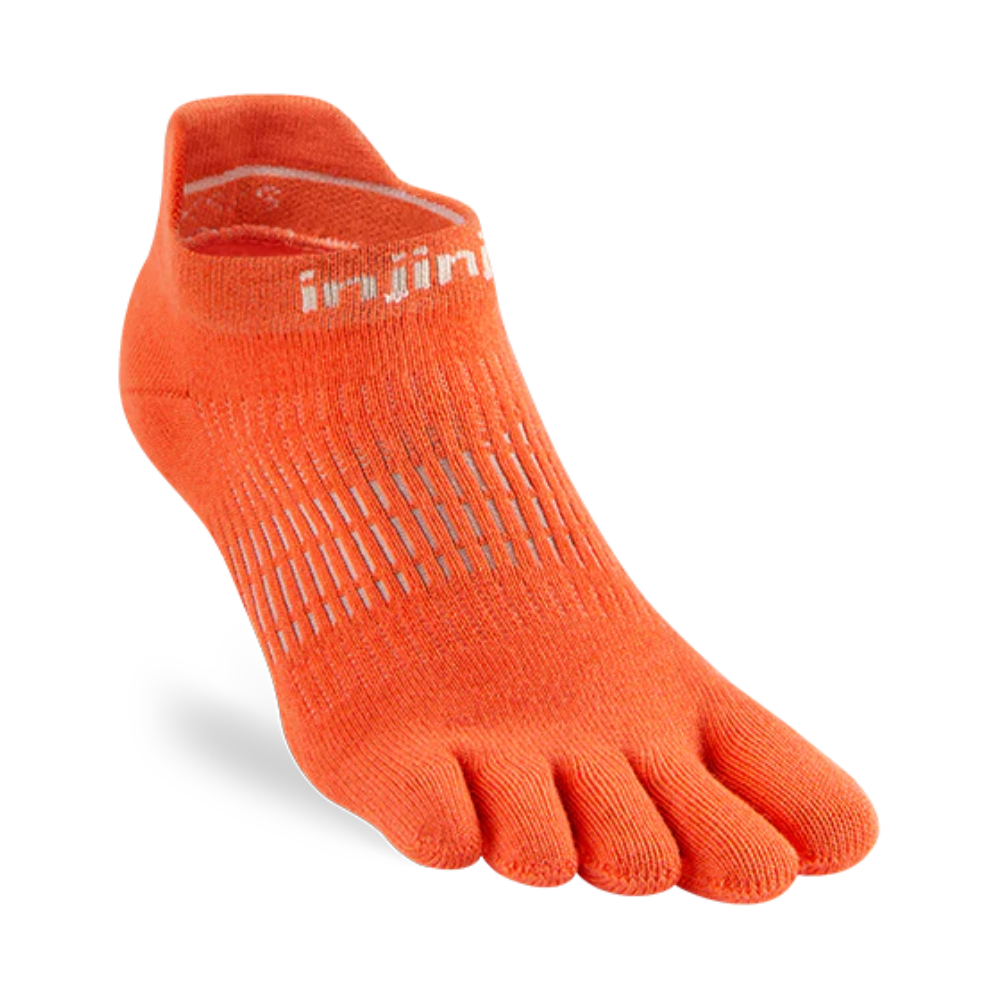 Womens Injinji RUN No Show Toe Socks - Lightweight