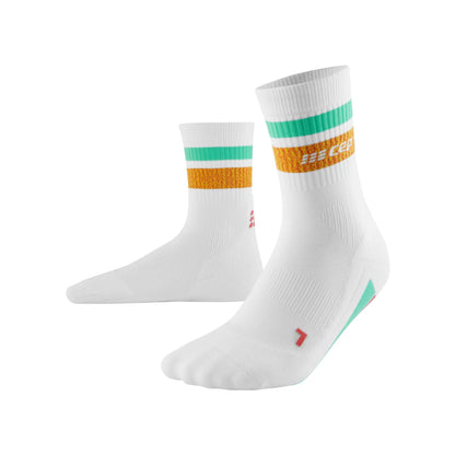 Mens CEP Mid Cut Socks Compression Miami Vibe's 80's