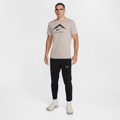 Mens Nike Dri Fit Trail Running T Shirt Logo