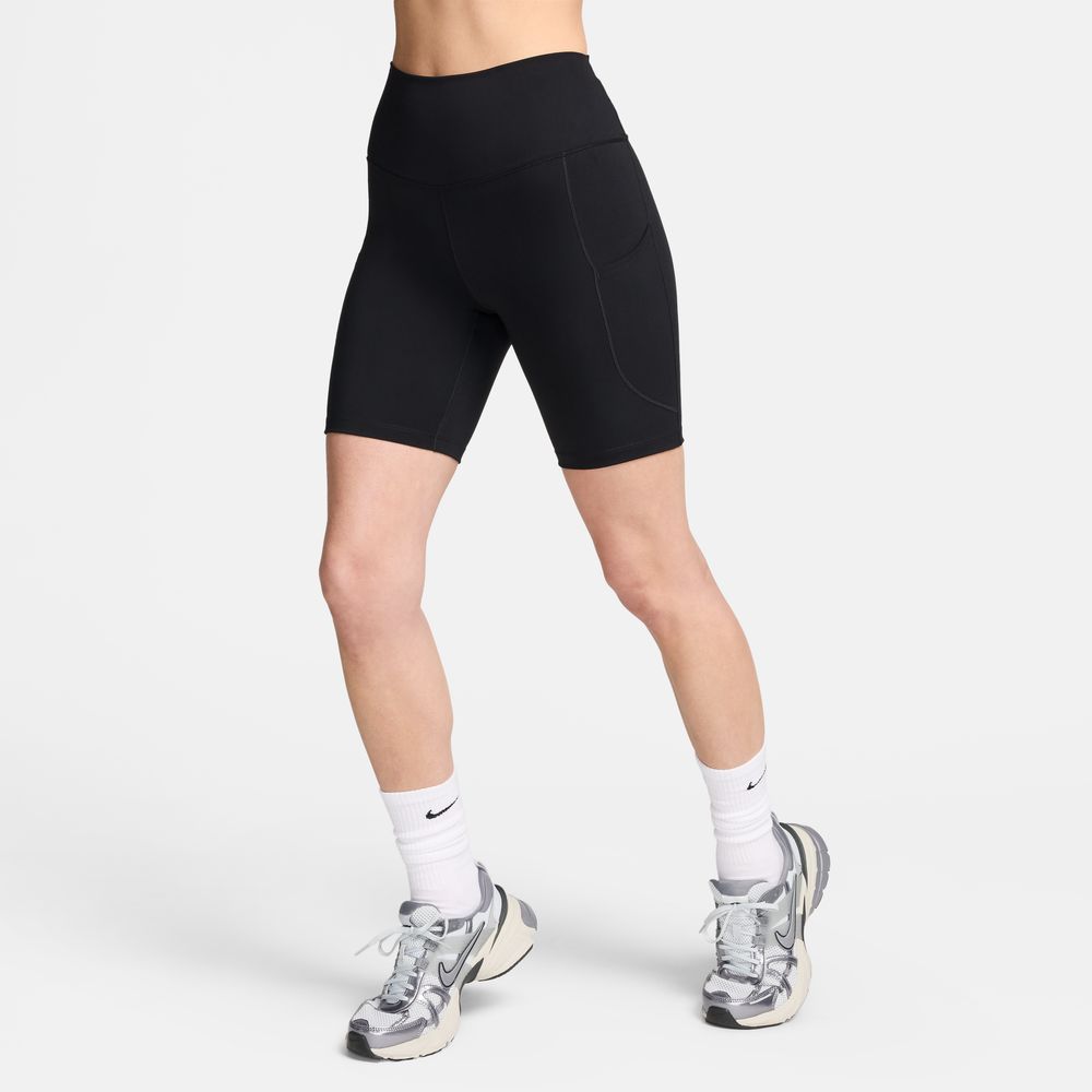 Nike One Women's High-Waisted 8" Biker Shorts with Pockets