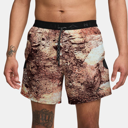 Mens Nike DF Trail  AOP 6inch Brief-Lined Shorts AOP