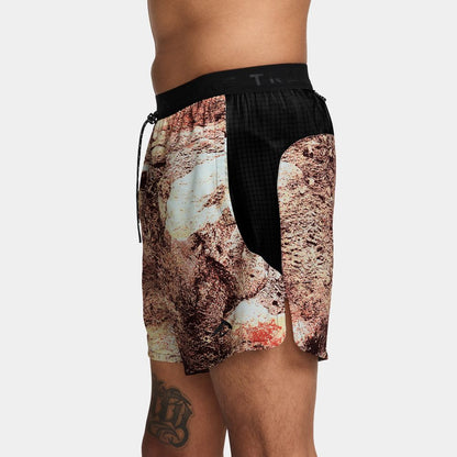 Mens Nike DF Trail  AOP 6inch Brief-Lined Shorts AOP