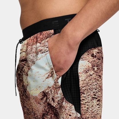 Mens Nike DF Trail  AOP 6inch Brief-Lined Shorts AOP