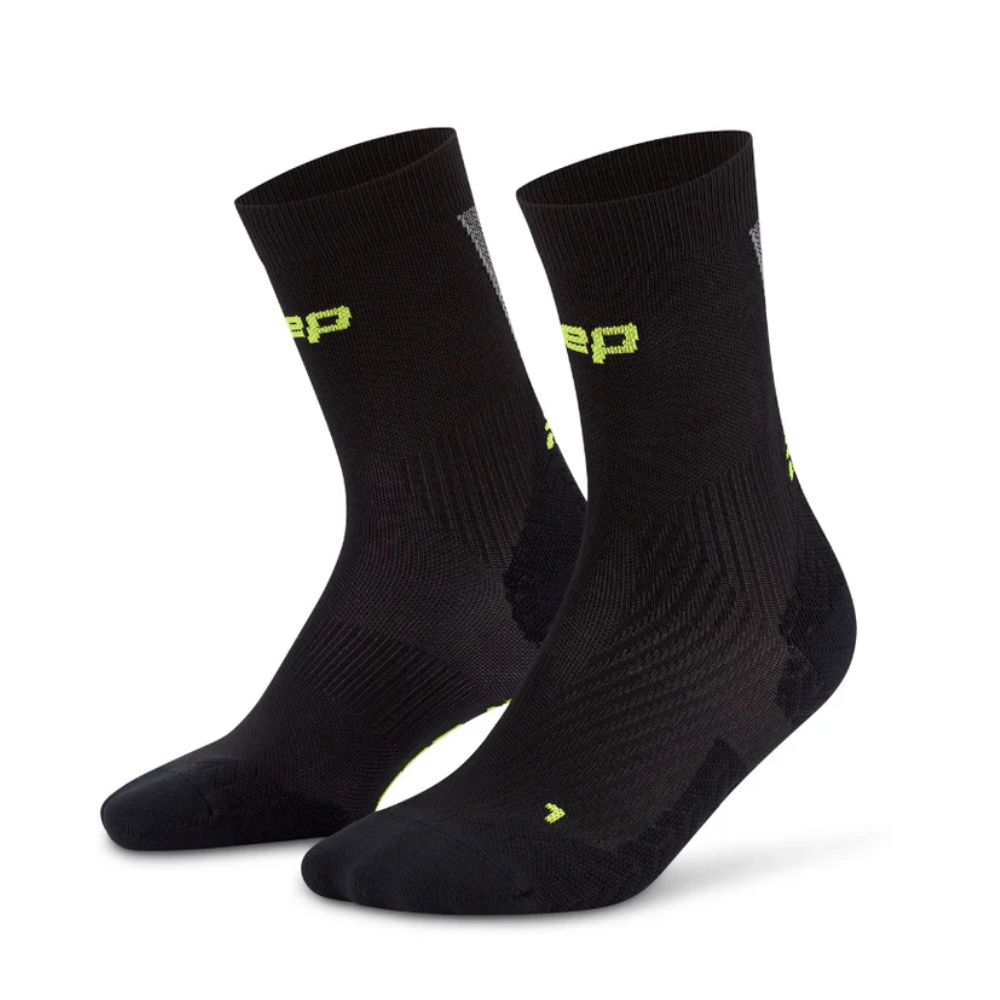 Womens CEP Mid Cut Socks CORE RUN Light Cushion Compression