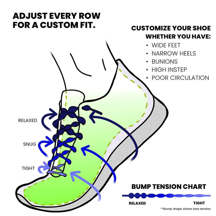 No tie top running laces