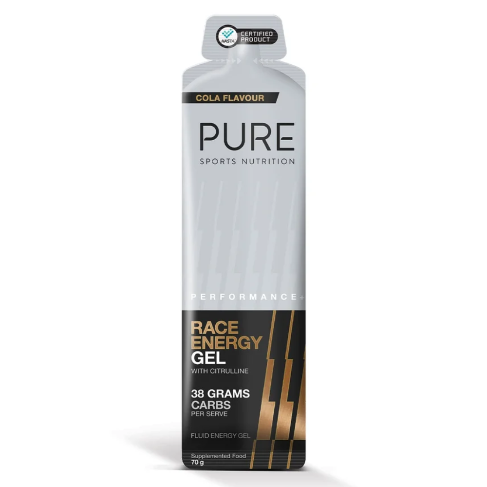 PURE Performance + Race Energy Gels 70g (Single + Bulk Buy)