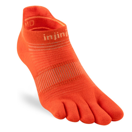 Injinji RUN No Show Toe Socks 2.0- Lightweight