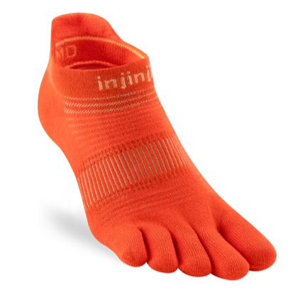 Injinji RUN No Show Toe Socks 2.0- Lightweight