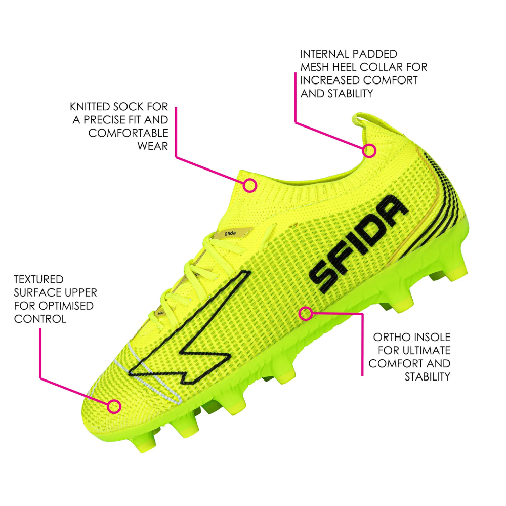 Kids Sfida Pulse Sock Football Boots