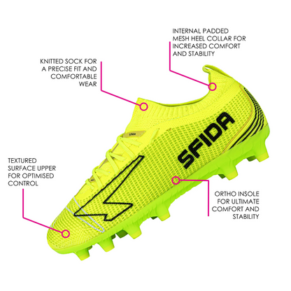 Kids Sfida Pulse Sock Football Boots