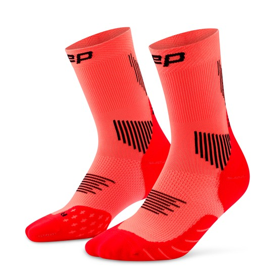 Mens CEP Mid Cut Socks CORE RUN Mid Cushion Compression