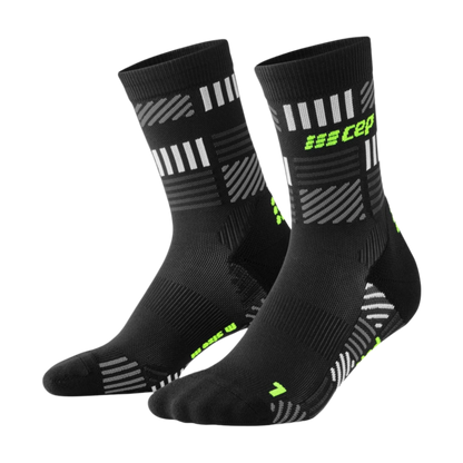 Mens CEP Mid Cut Socks Compression The Run Limited Edition