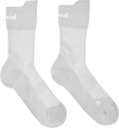 Unisex NNormal Running Socks - Grey