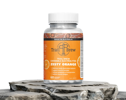 Trail Brew Chewable Electrolyte Tablets-60 Tablet Bottle