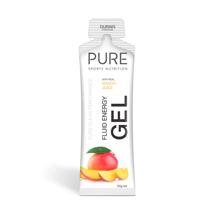 PURE Fluid Energy Gels 50g (Single + Bulk Buy)