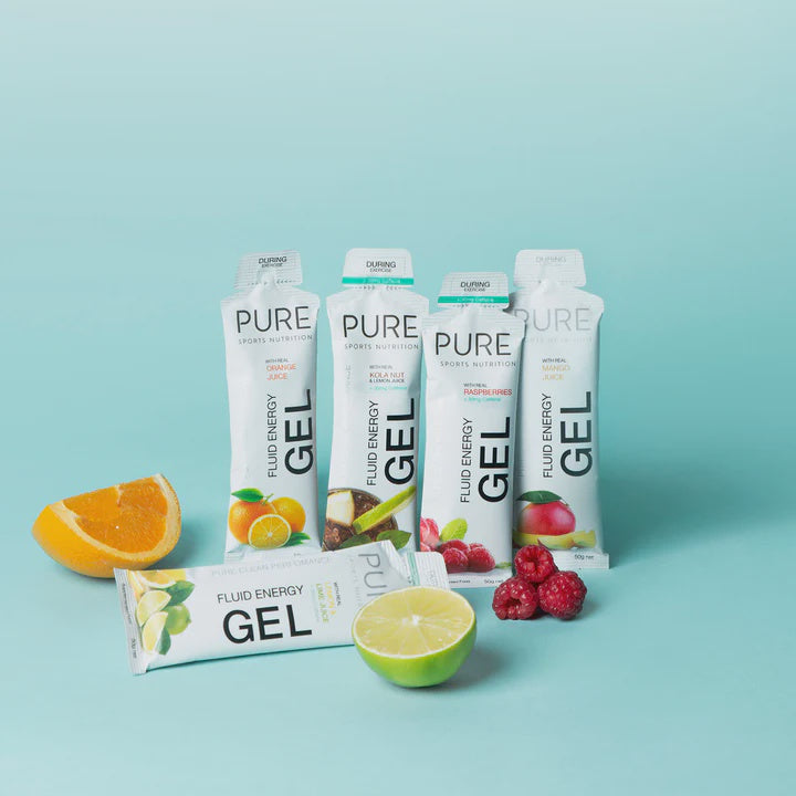 PURE Fluid Energy Gels 50g (Single + Bulk Buy)