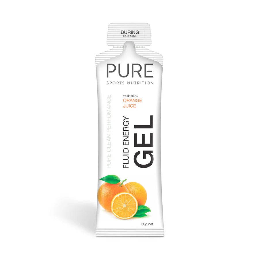 PURE Fluid Energy Gels 50g (Single + Bulk Buy)