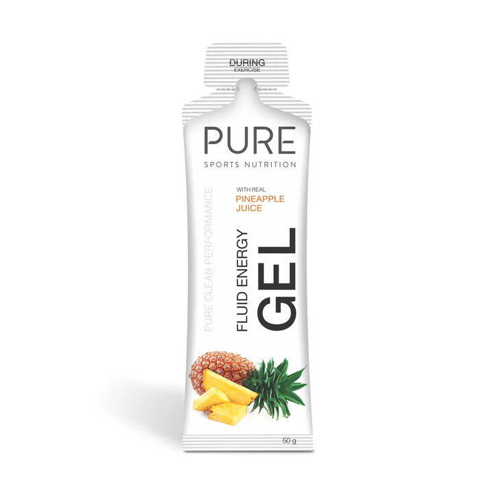 PURE Fluid Energy Gels 50g (Single + Bulk Buy)