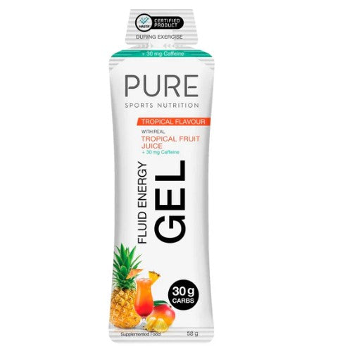 PURE Fluid Energy Gels 50g (Single + Bulk Buy)