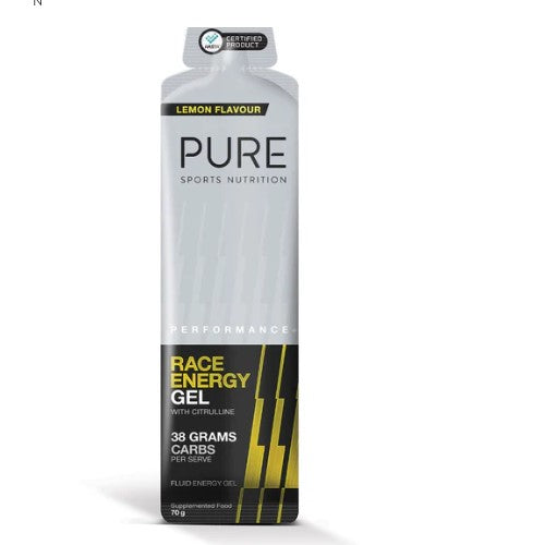 PURE Performance + Race Energy Gels 70g (Single + Bulk Buy)
