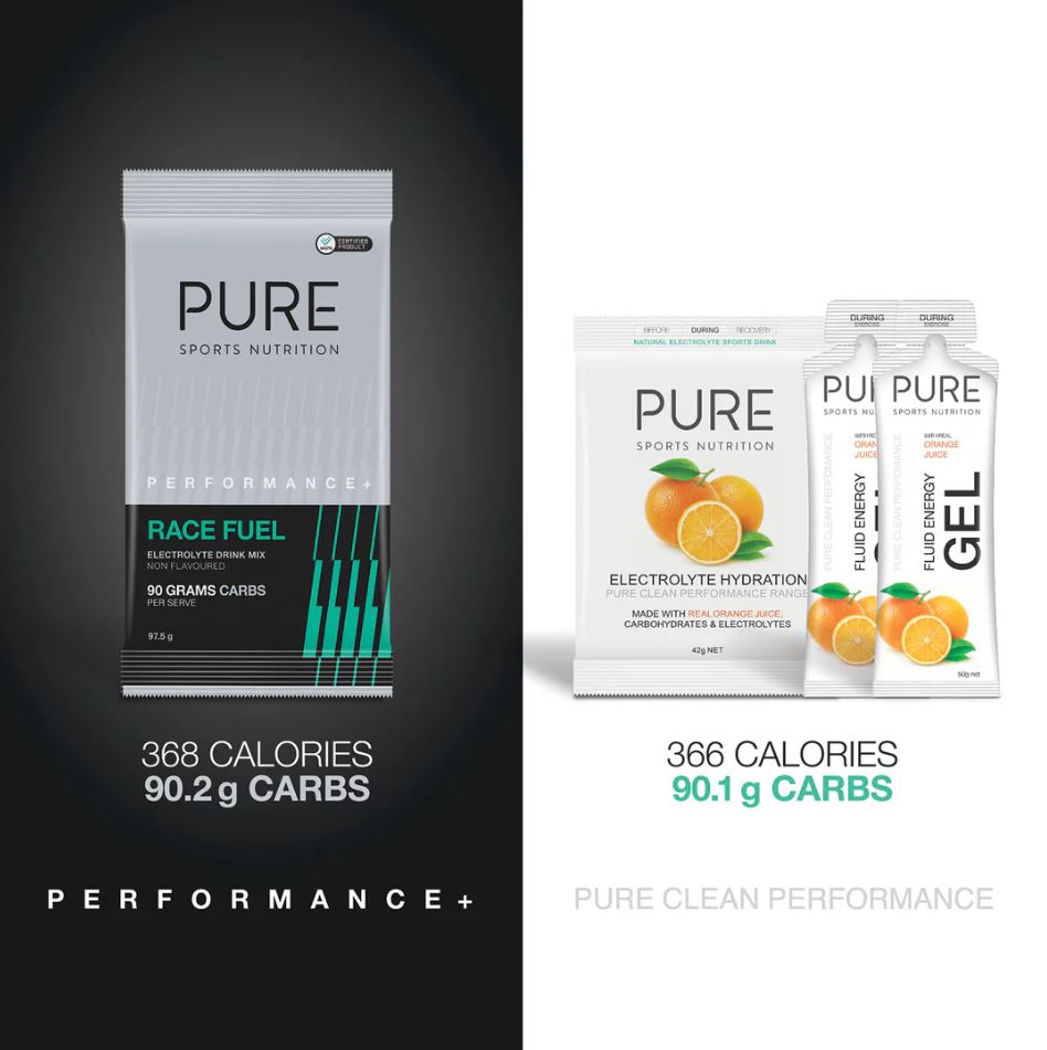 PURE Fluid Energy Gels 50g (Single + Bulk Buy)