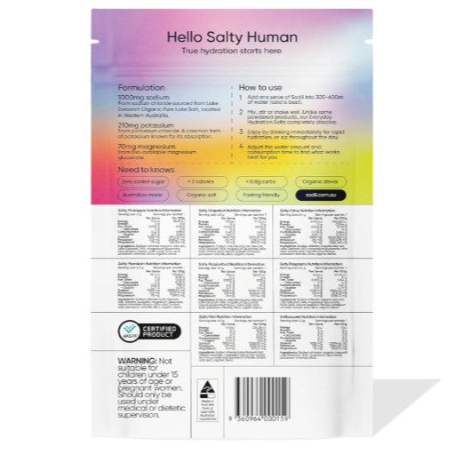 Sodii Hydration- 8 Sachets Sample Pack