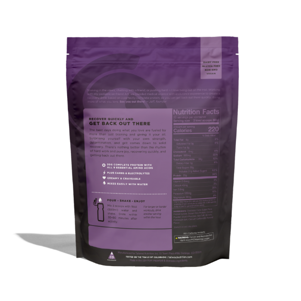 Tailwind Recovery Mix - 20g Protein