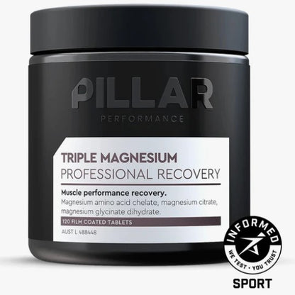 Pillar Performance Triple Magnesium Professional Recovery Tablets