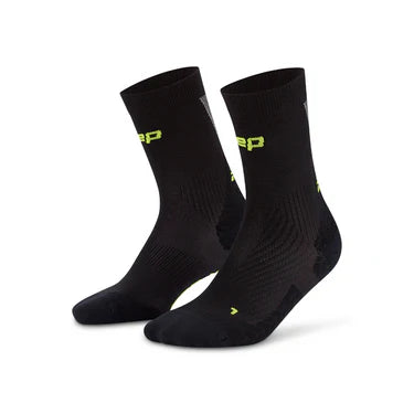 Womens CEP Mid Cut Socks CORE RUN Ultralight Light Cushion Compression