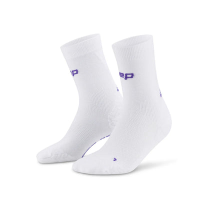 Womens CEP Mid Cut Socks CORE RUN Ultralight Light Cushion Compression