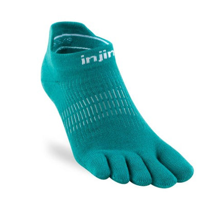 Womens Injinji RUN No Show Toe Socks - Lightweight