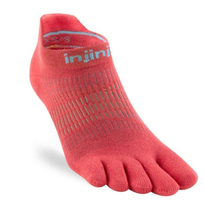 Womens Injinji RUN No Show Toe Socks - Lightweight