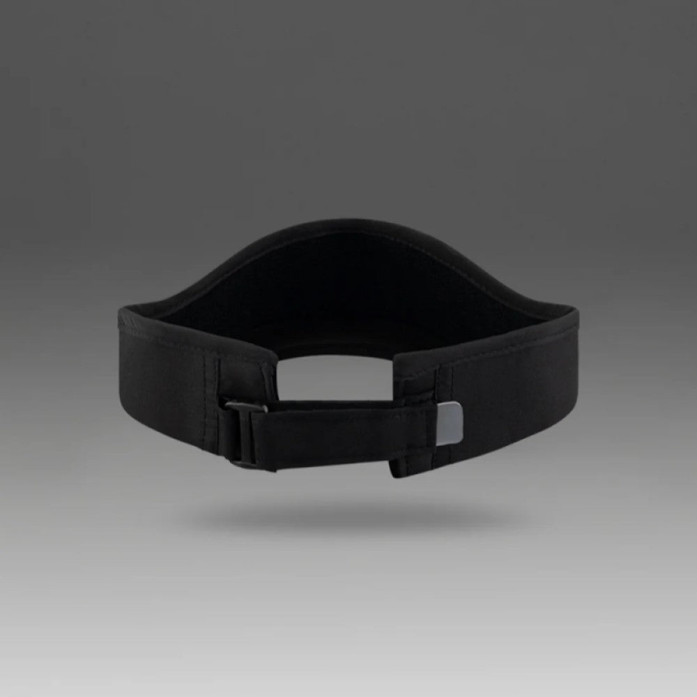 2XU Run Visor - Black/Black