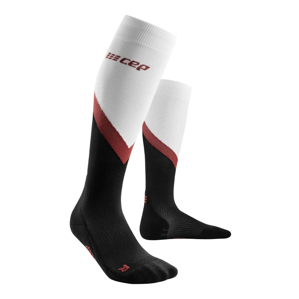 Mens CEP Long Socks Compression Chevron