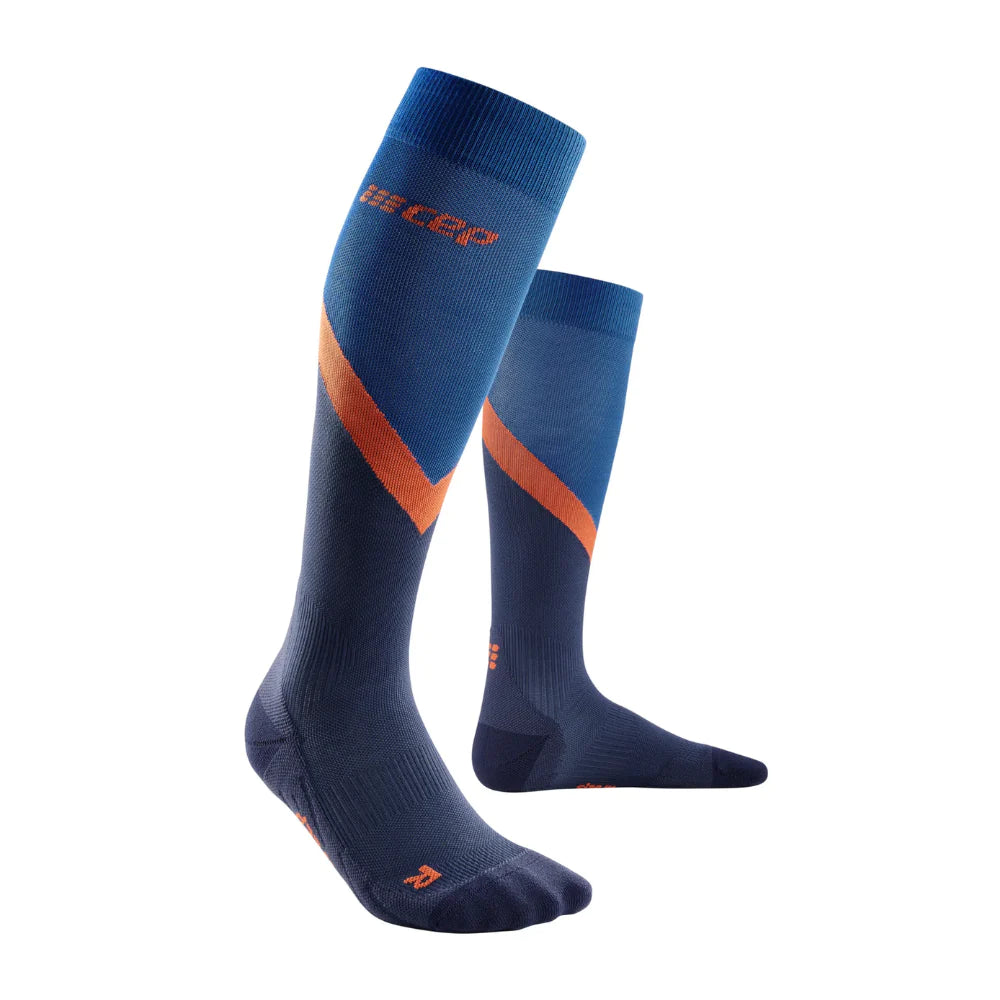 Mens CEP Long Socks Compression Chevron