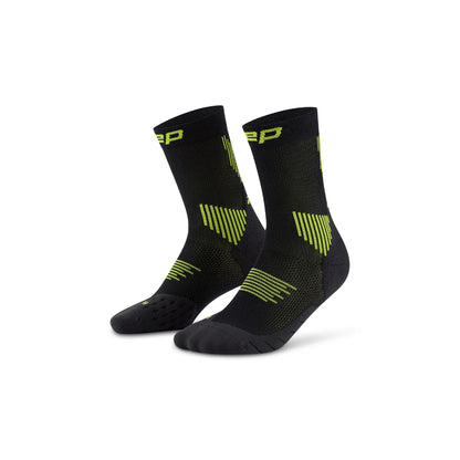 Mens CEP Mid Cut Socks CORE RUN Mid Cushion Compression