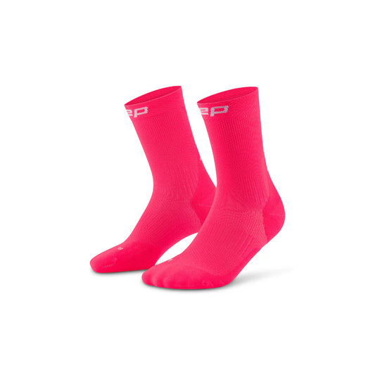 Womens CEP Mid Cut Socks CORE RUN Mid Cushion Compression