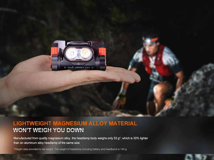 Fenix HM65R-T V2.0 Headlamp Dual Output 1600 Lumen Rechargeable Headlamp