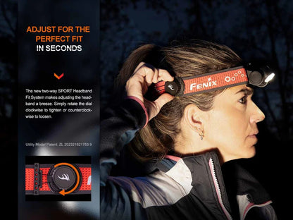 Fenix HM65R-T V2.0 Headlamp Dual Output 1600 Lumen Rechargeable Headlamp