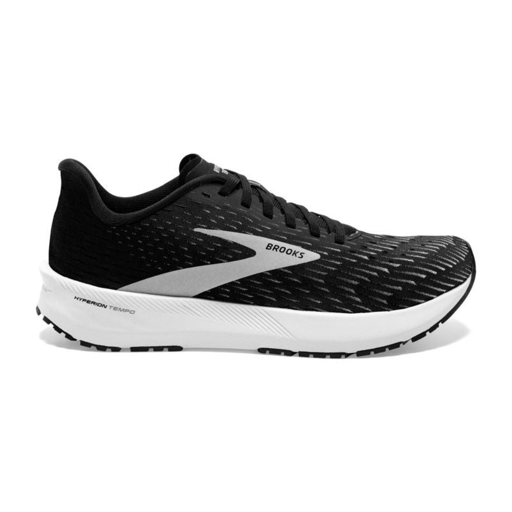 Black White Mens Brooks Hyperion Tempo 