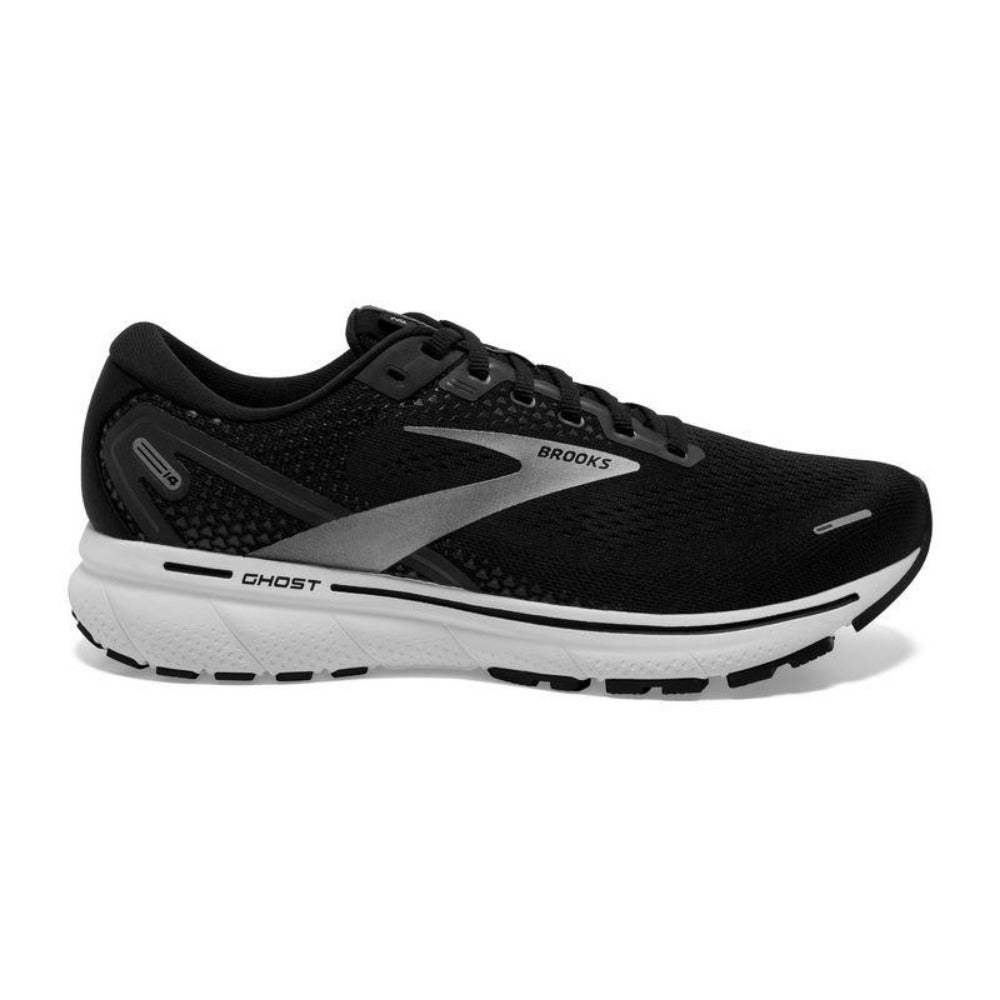 Black White Mens Brooks Ghost 14