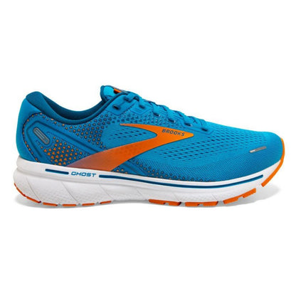 Vivid Blue Orange Mens Brooks Ghost 14