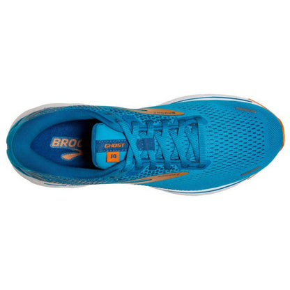 Vivid Blue Orange Mens Brooks Ghost 14