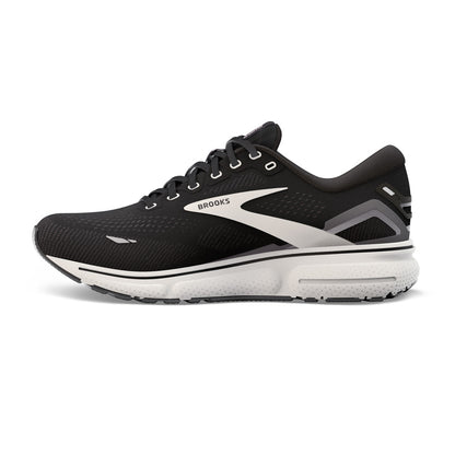 Black White Mens Brooks Ghost 15 D Width